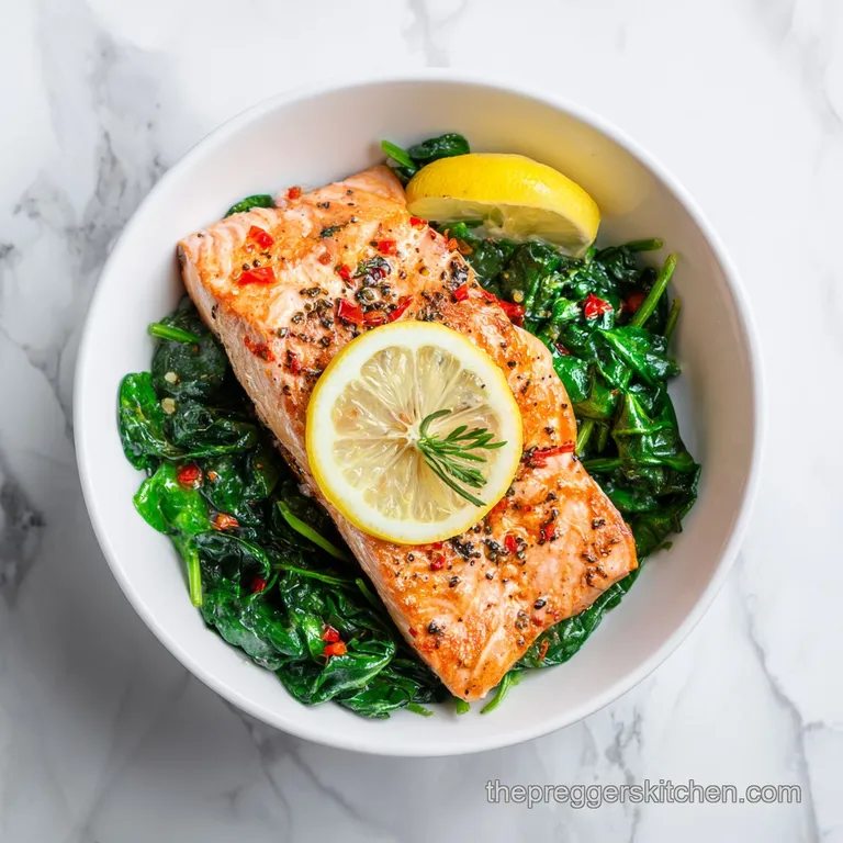 Salmon and Spinach Power Bowl: Nutrient-Dense