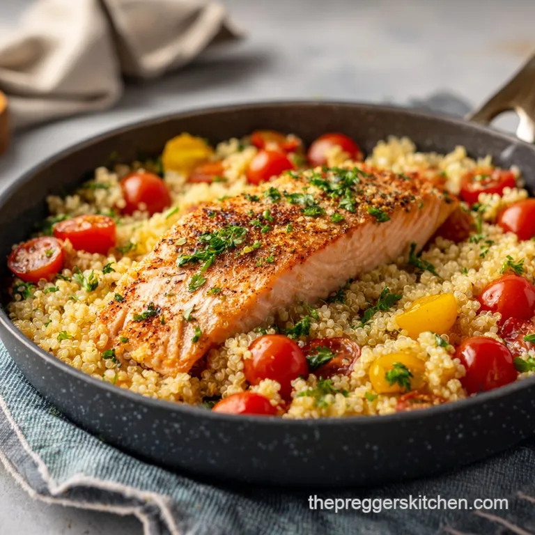 Nourishing Pregnancy Meal with Salmon: Crispy and Silky