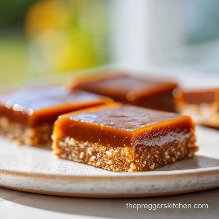 No-Bake Salted Caramel Date Dessert Bars