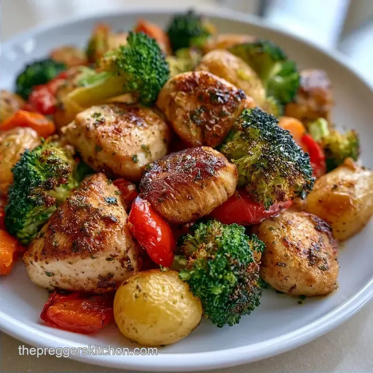 Roasted Sheet Pan Chicken and Veggies