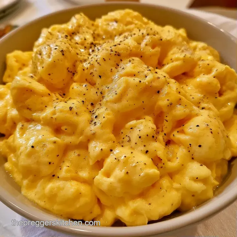 Elegant pile of soft, buttery yellow curds garnished with fresh chopped chives on a matte white ceramic dish.