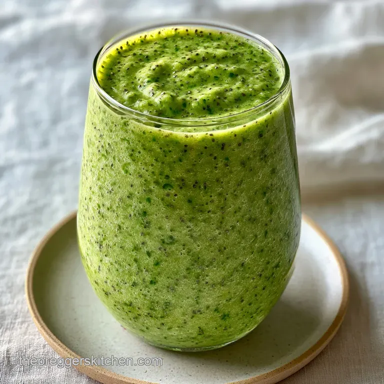 5 Minute Everyday Green Smoothie: Spinach and Banana
